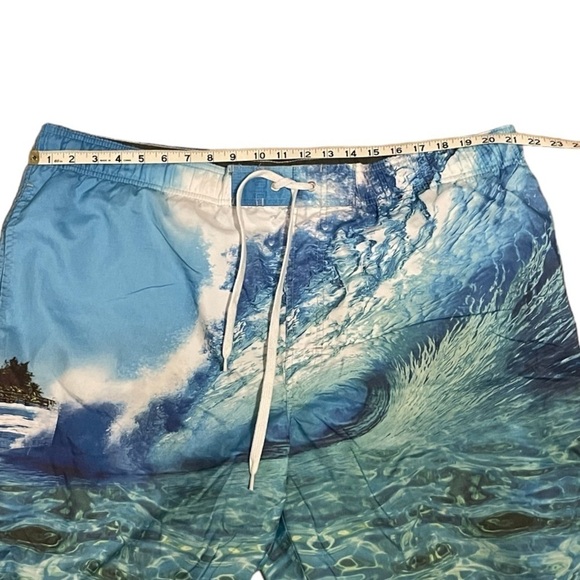 Newport Blue Men’s Swimming Trunks Surfs Up Wave Size XL - Picture 4 of 5
